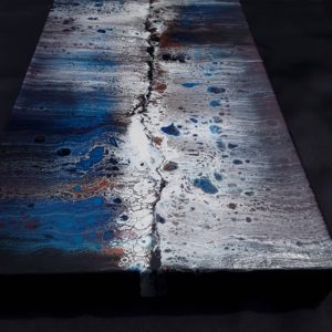 10" x 20" Gallery Wrapped Fluid Art